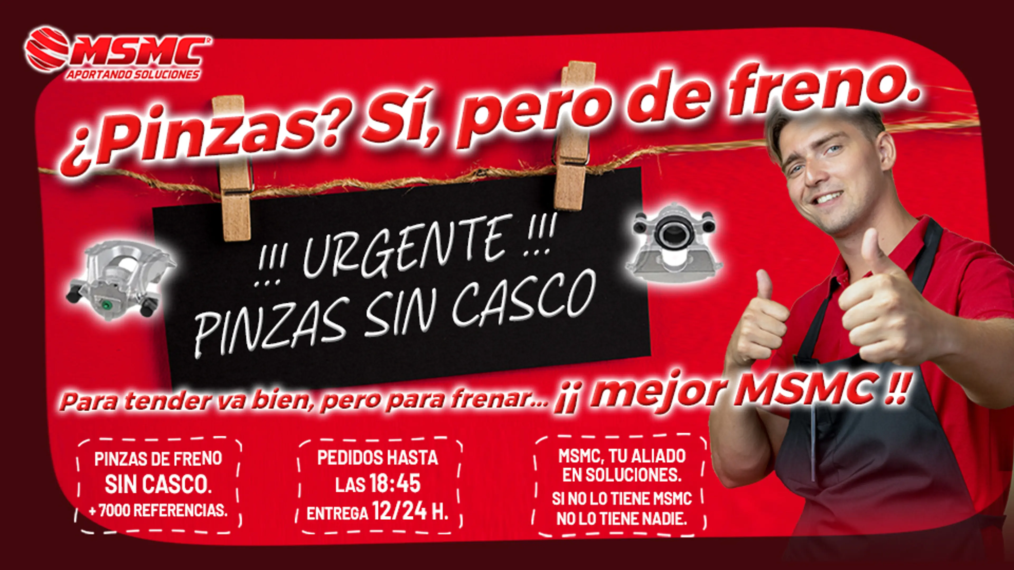 De las pinzas que sujetan… a las que frenan de verdad: MSMC