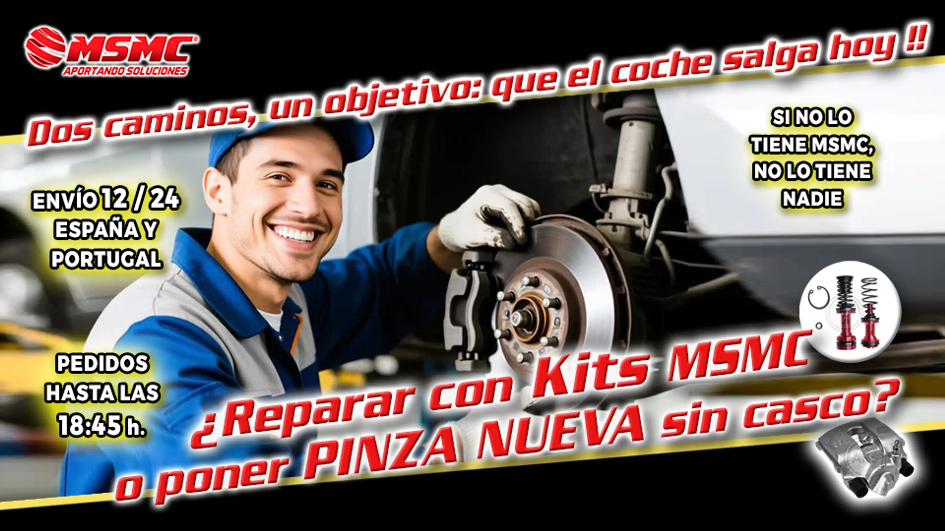 Dos caminos, un objetivo: el coche sale hoy del taller con MSMC 🚗