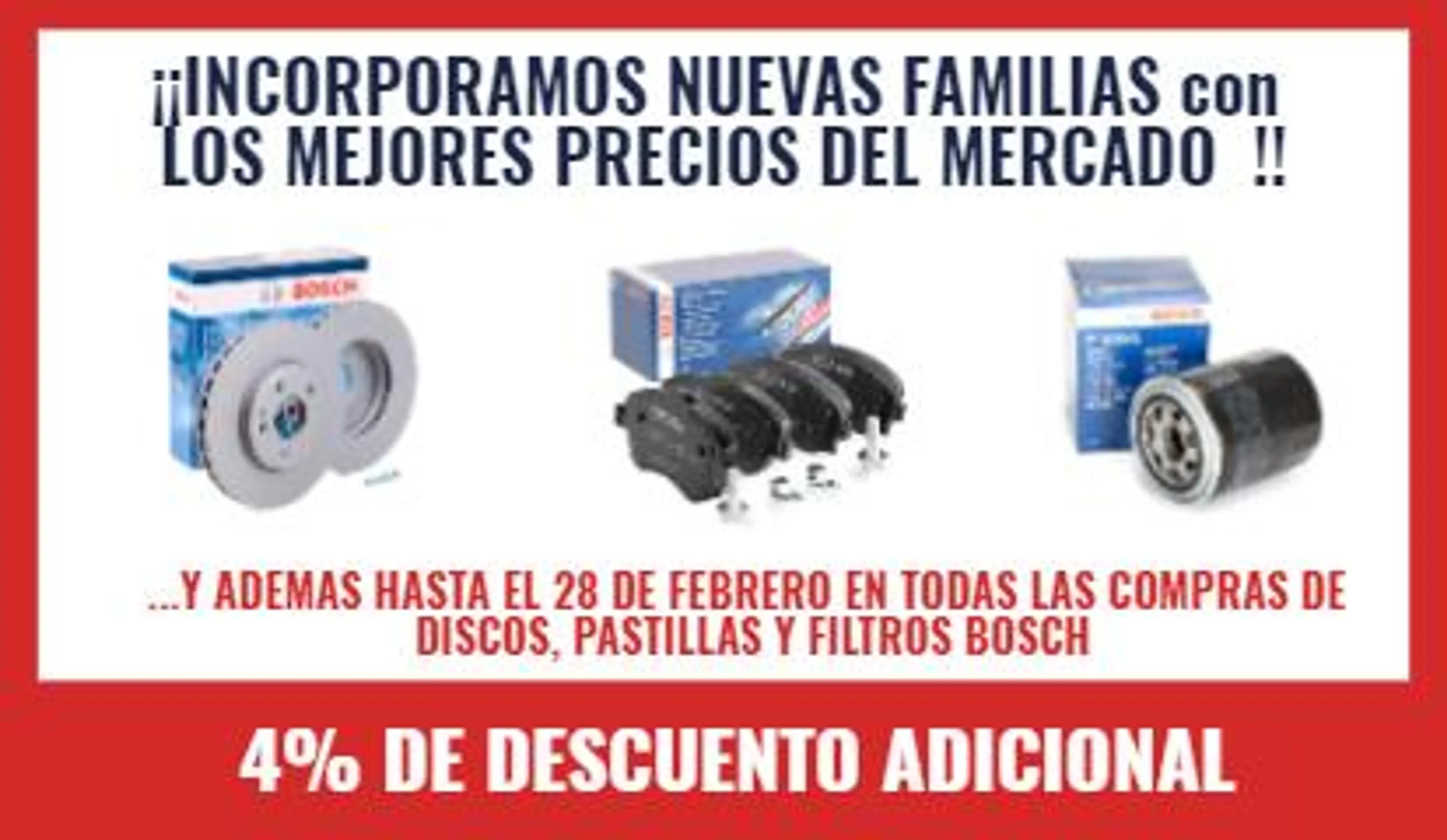 BOSCH A LOS MEJORES PRECIOS