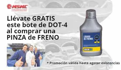 Llévate un bote de DOT 4 GRATIS
