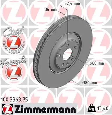 Disco de freno FORMULA Z