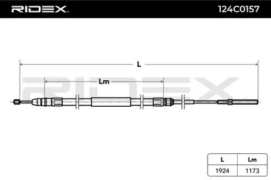 CABLE DE ACCIONAMIENTO, FRENO DE ES