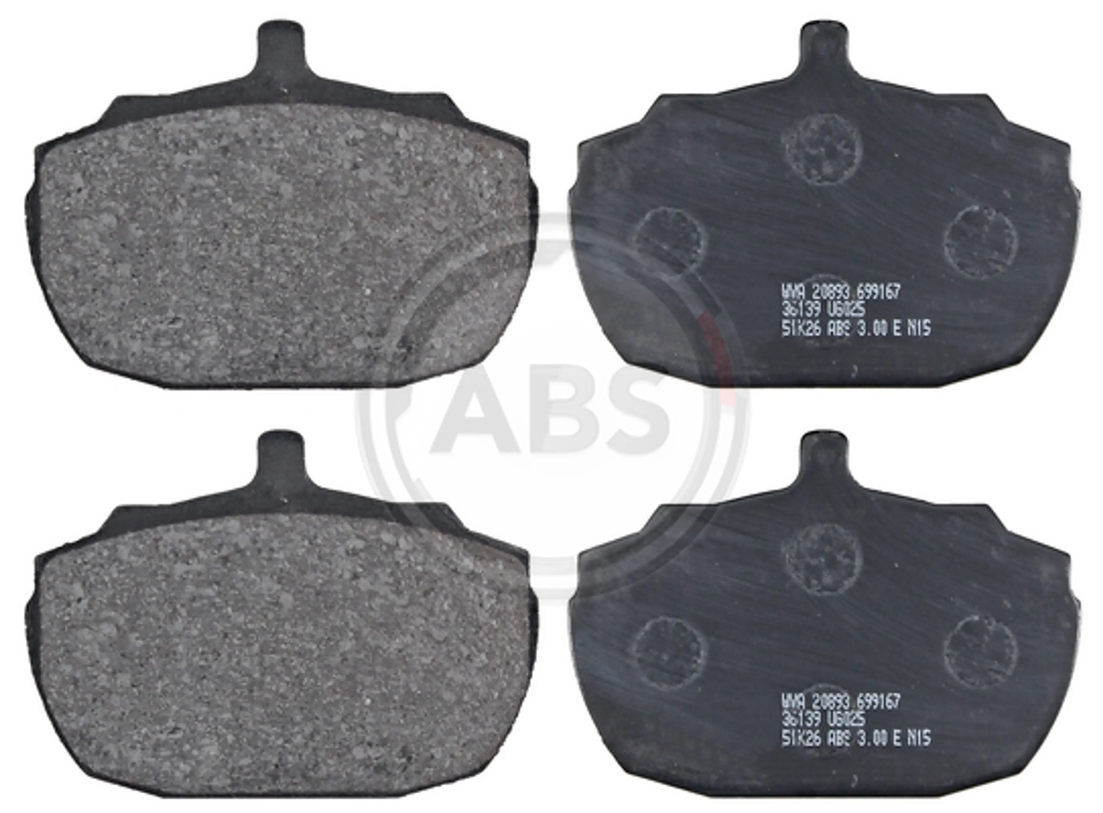 JUEGO DE PASTILLAS DE FRENO