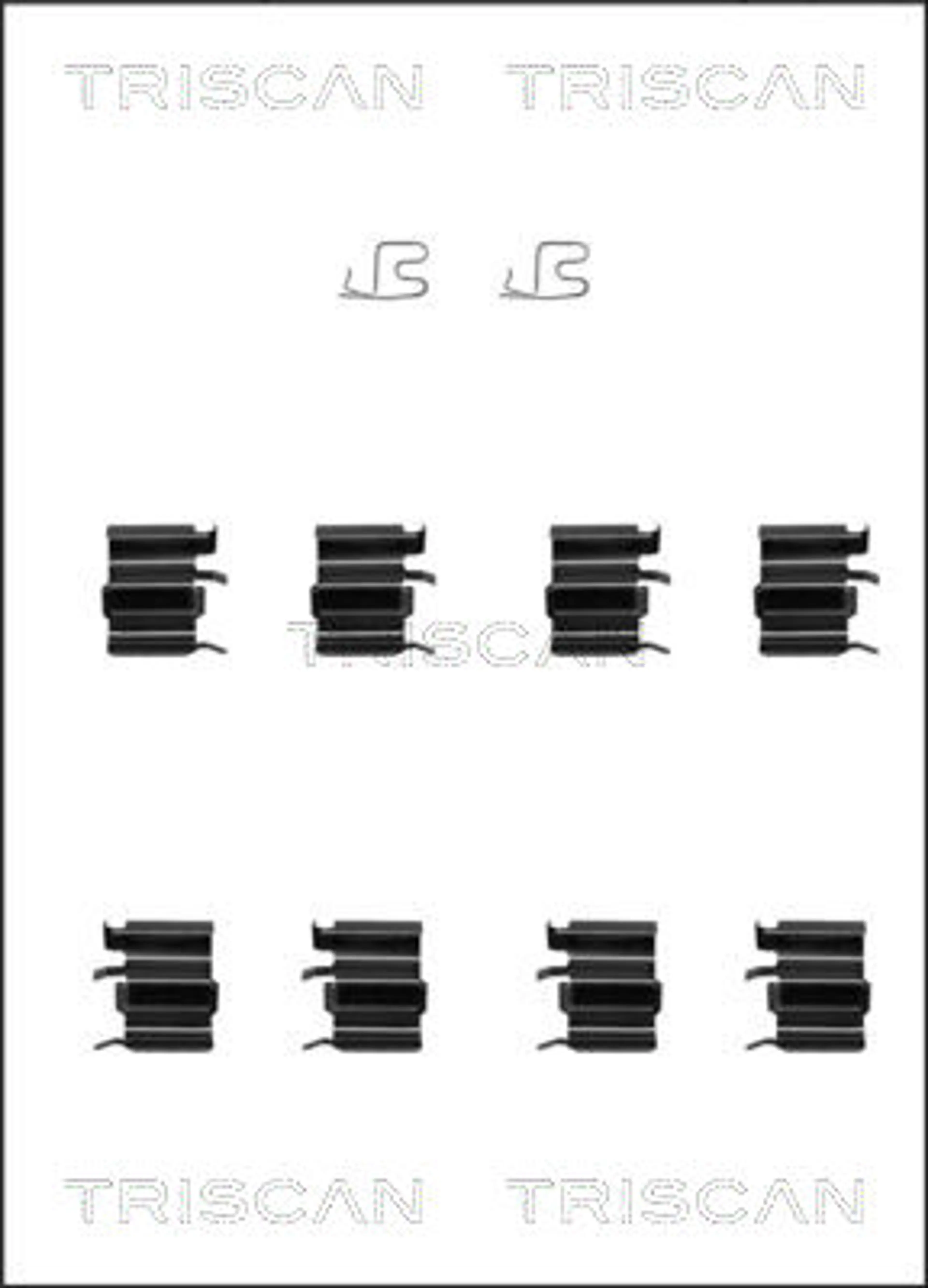 KIT DE ACCESORIOS, PASTILLAS DE FRE