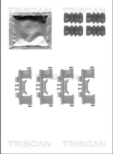 KIT DE ACCESORIOS, PASTILLAS DE FRE