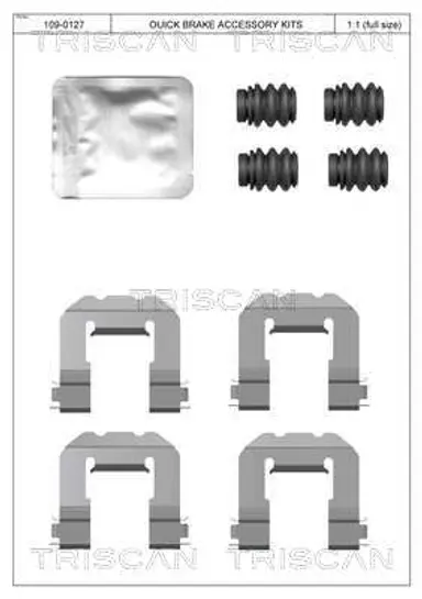 KIT DE ACCESORIOS, PASTILLAS DE FRE