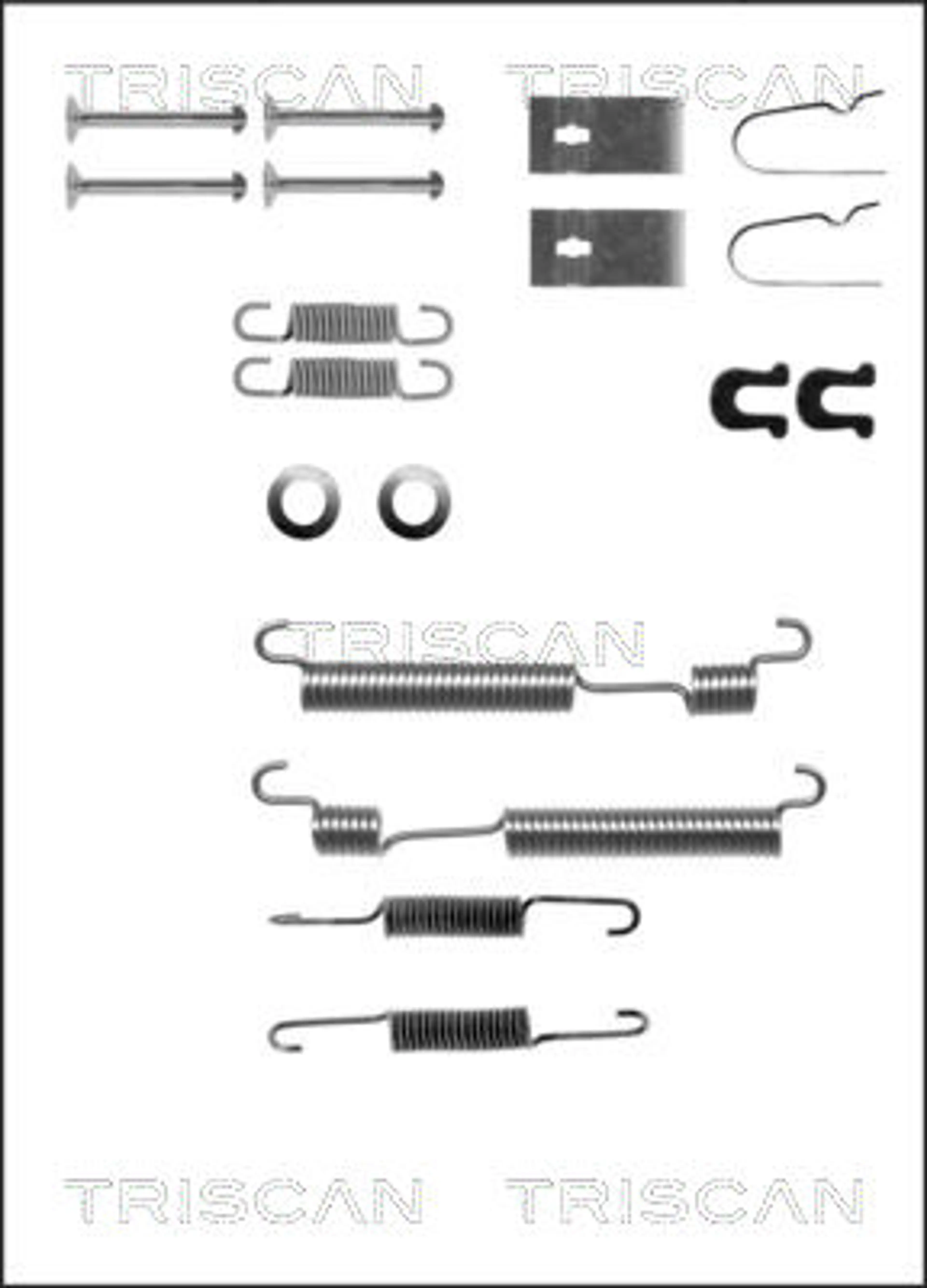 JUEGO DE ACCESORIOS, ZAPATAS DE FRE