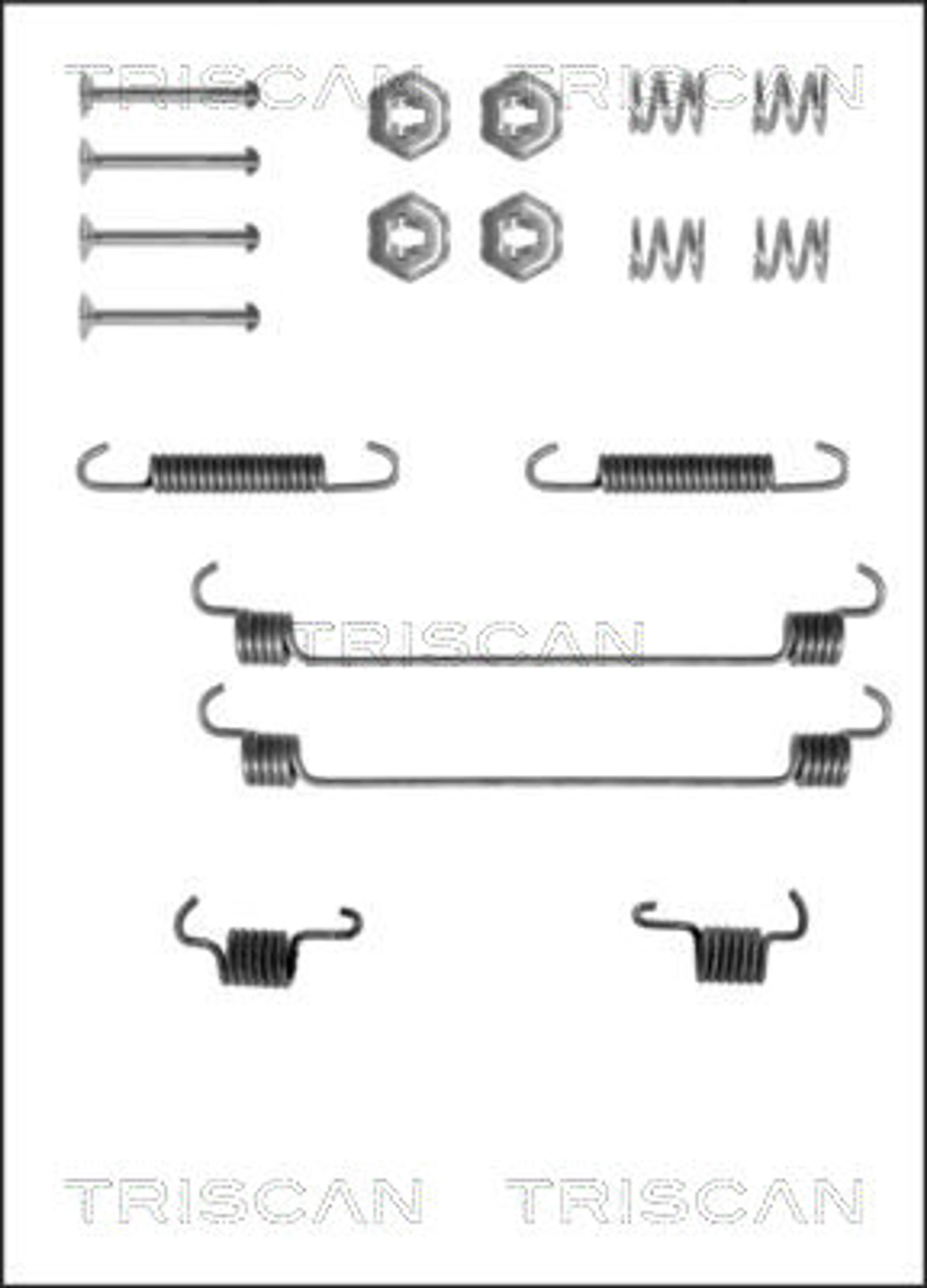 JUEGO DE ACCESORIOS, ZAPATAS DE FRE