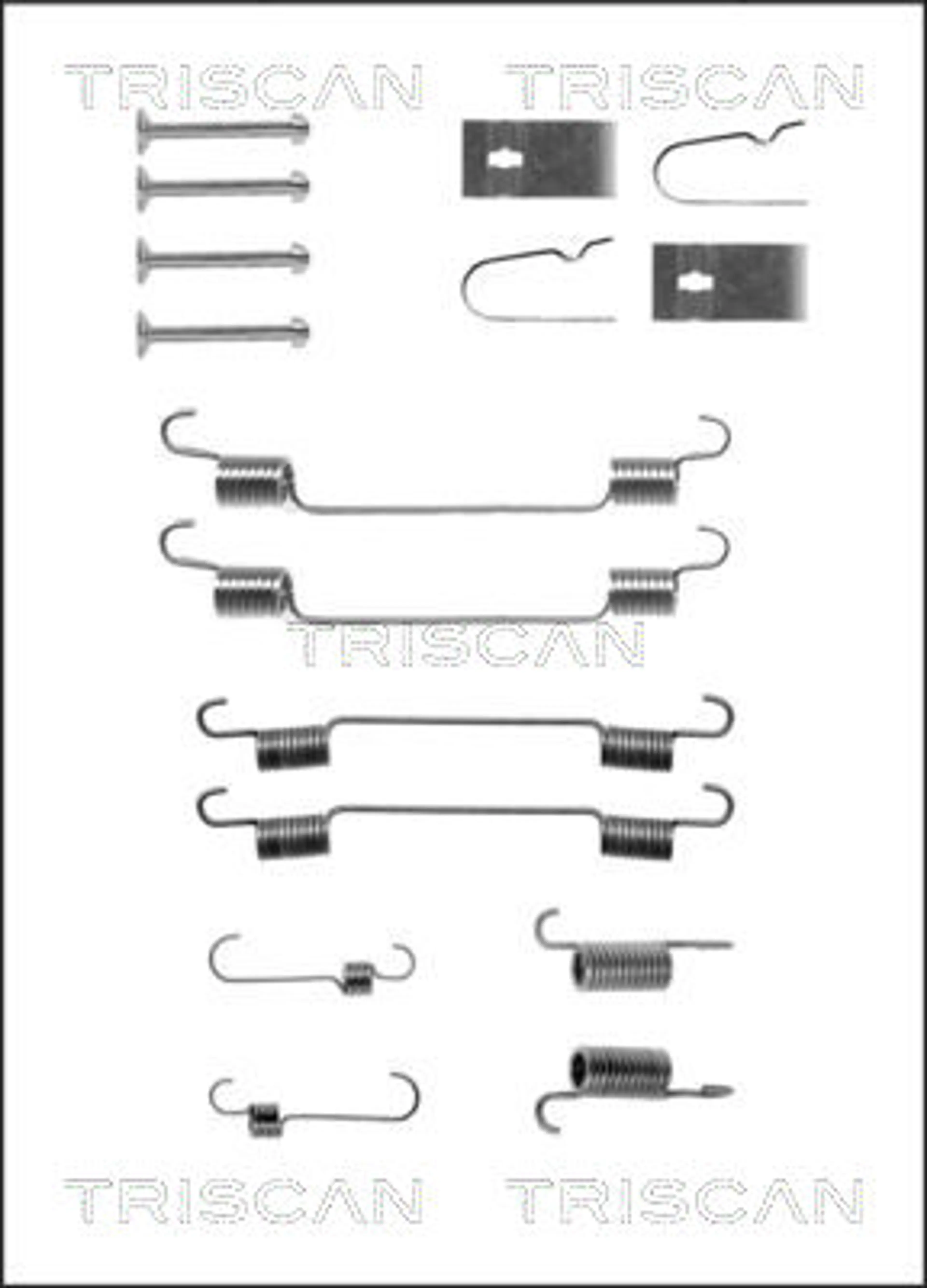 JUEGO DE ACCESORIOS, ZAPATAS DE FRE