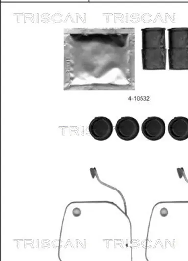 KIT DE ACCESORIOS, PASTILLAS DE FRE