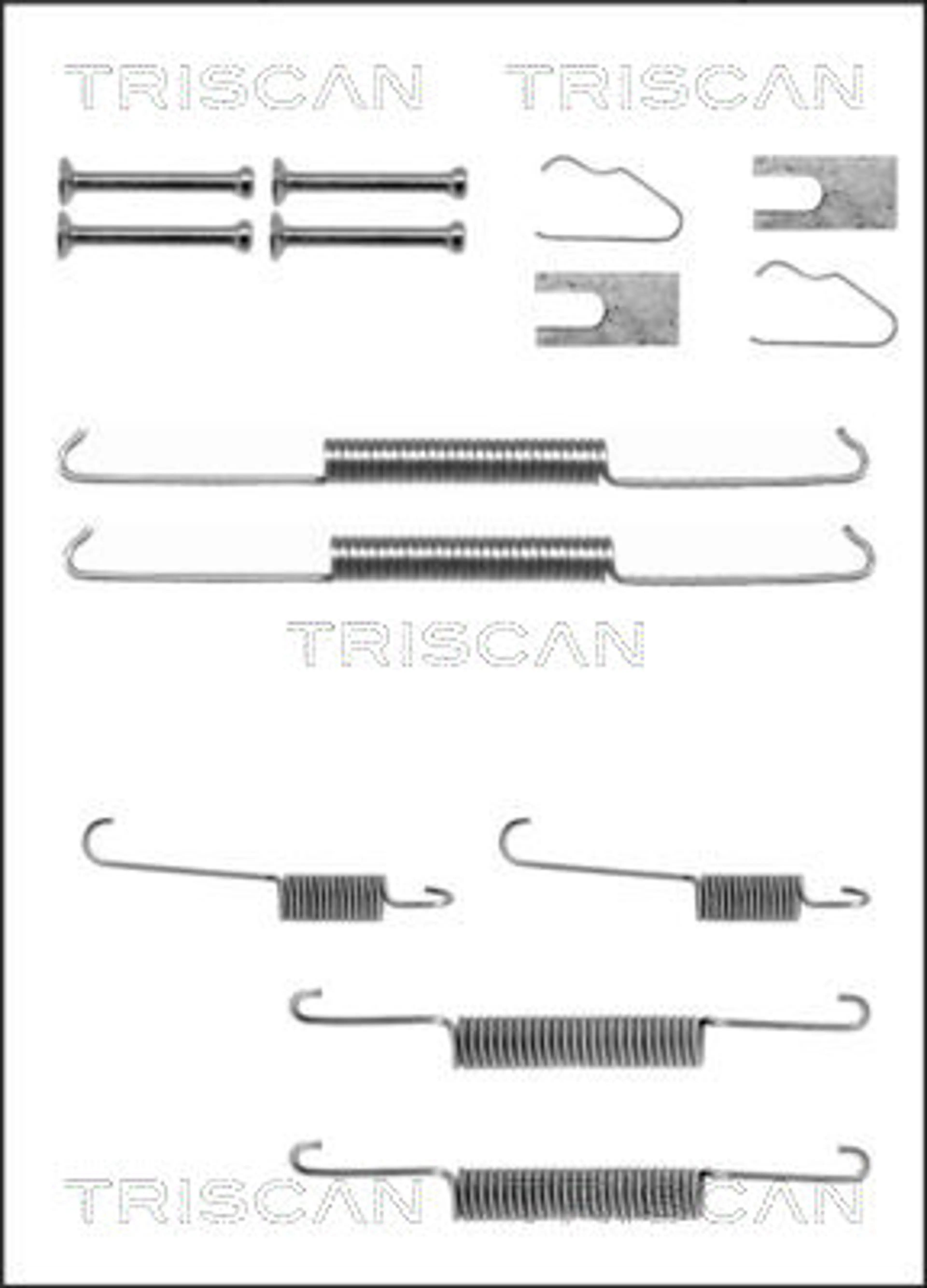 JUEGO DE ACCESORIOS, ZAPATAS DE FRE