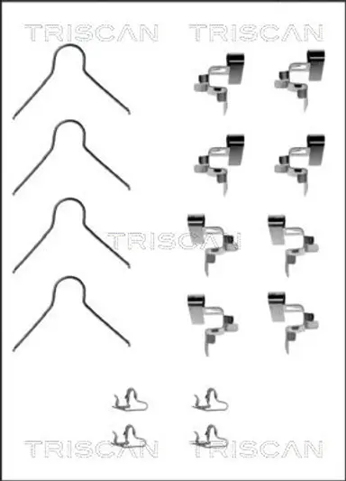 KIT DE ACCESORIOS, PASTILLAS DE FRE