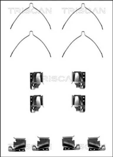 KIT DE ACCESORIOS, PASTILLAS DE FRE