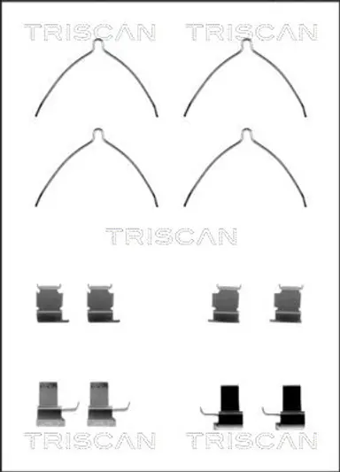 KIT DE ACCESORIOS, PASTILLAS DE FRE