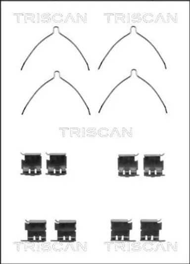 KIT DE ACCESORIOS, PASTILLAS DE FRE