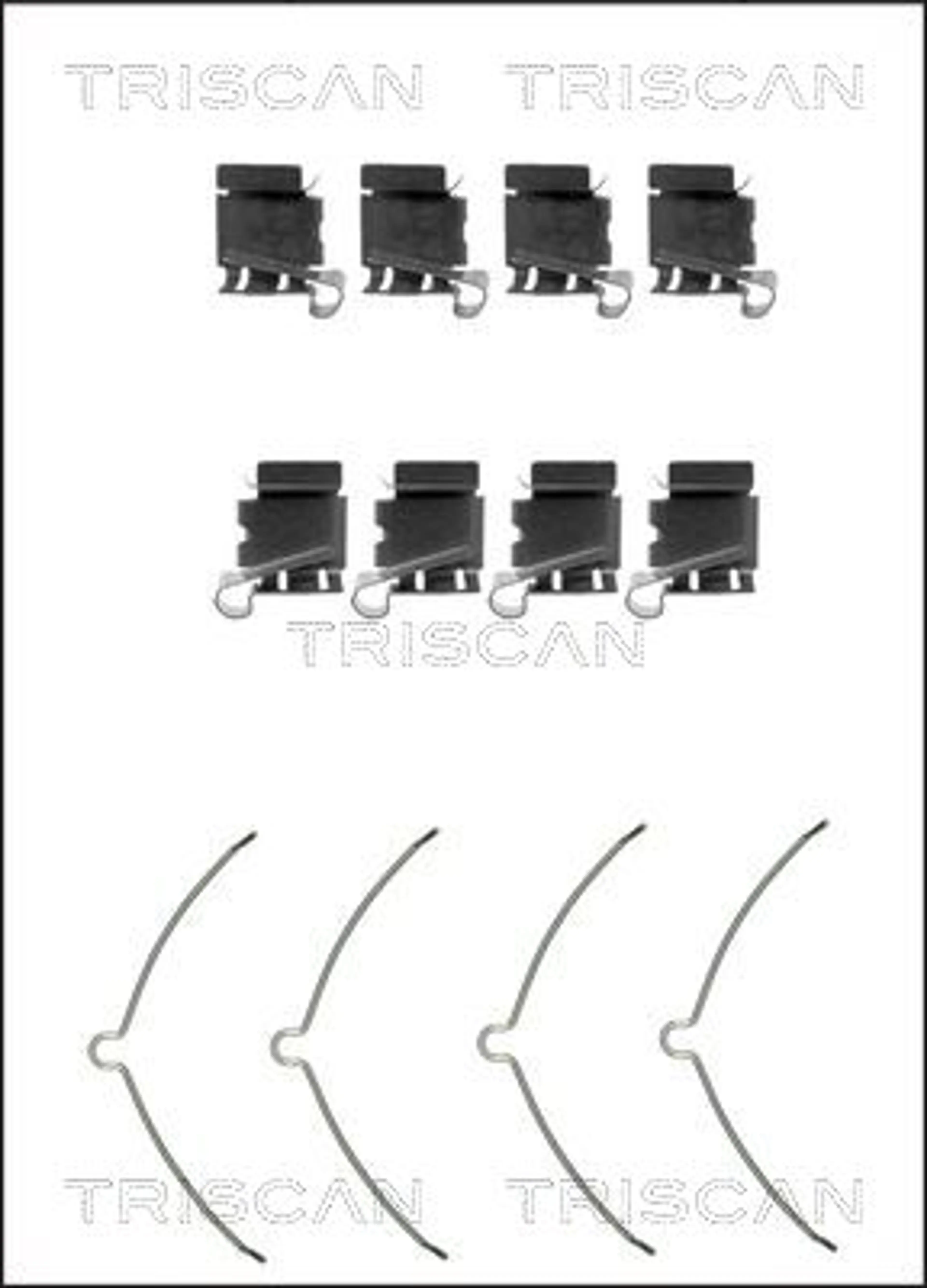 KIT DE ACCESORIOS, PASTILLAS DE FRE