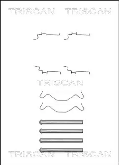 KIT DE ACCESORIOS, PASTILLAS DE FRE