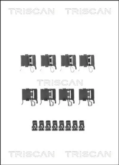 KIT DE ACCESORIOS, PASTILLAS DE FRE