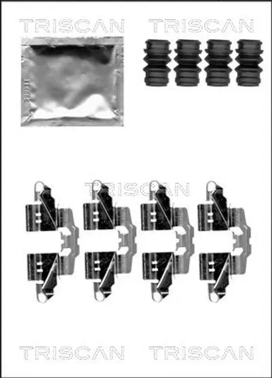 KIT DE ACCESORIOS, PASTILLAS DE FRE