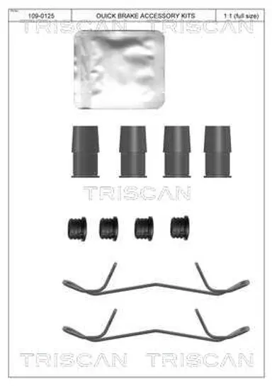 KIT DE ACCESORIOS, PASTILLAS DE FRE