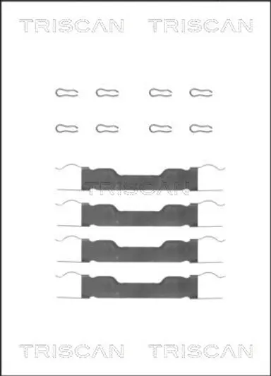 KIT DE ACCESORIOS, PASTILLAS DE FRE