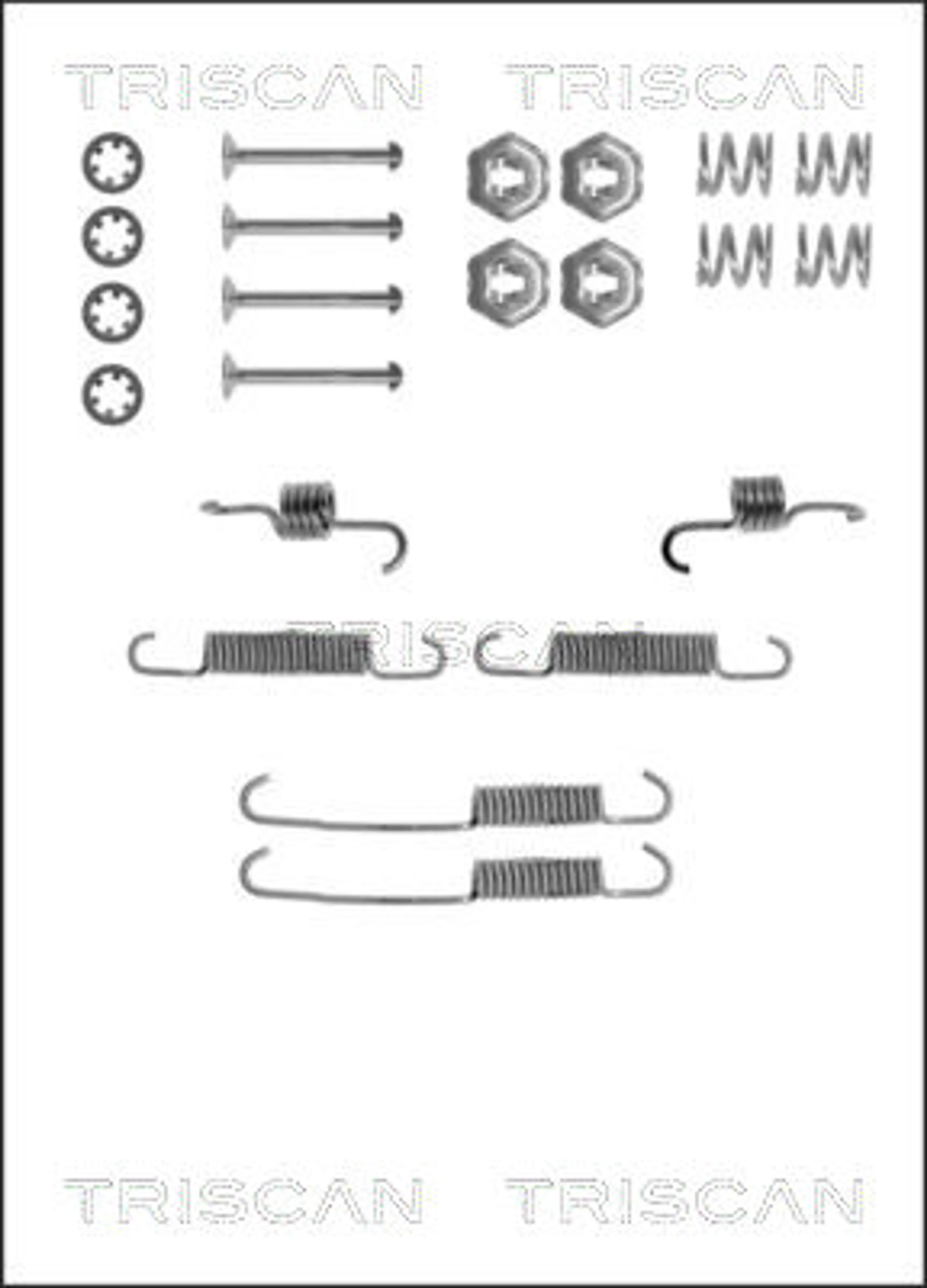 JUEGO DE ACCESORIOS, ZAPATAS DE FRE