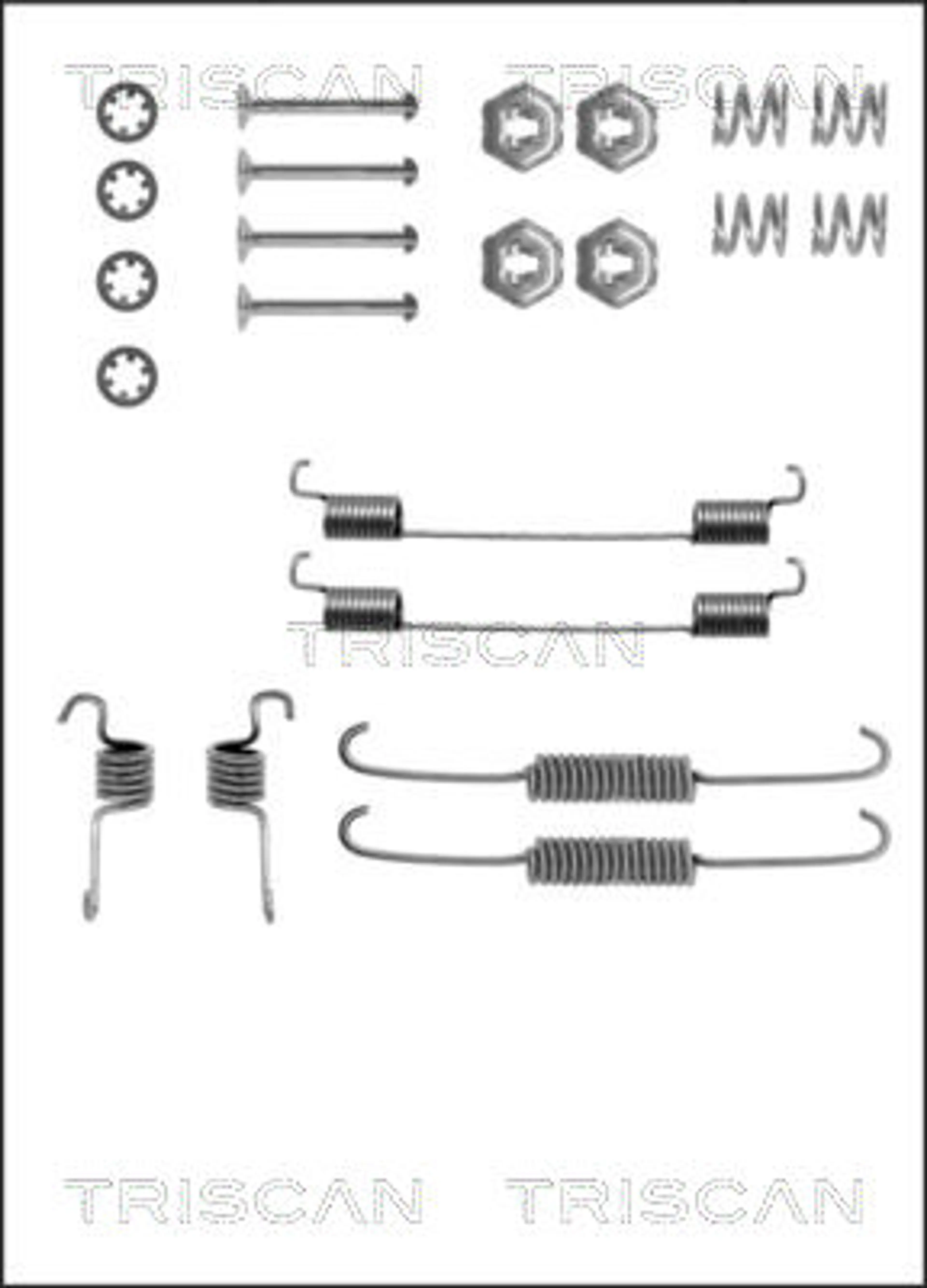 JUEGO DE ACCESORIOS, ZAPATAS DE FRE