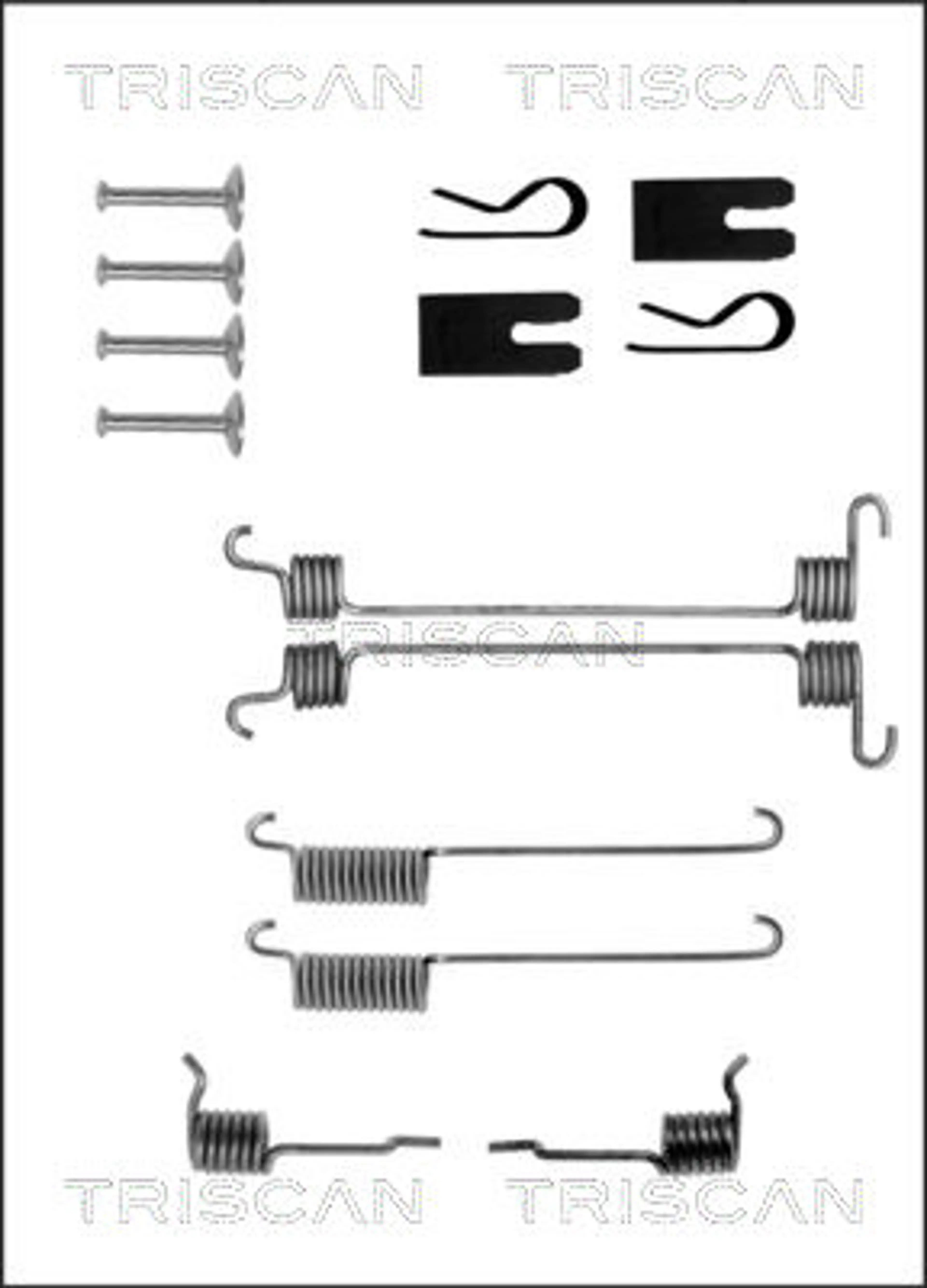 JUEGO DE ACCESORIOS, ZAPATAS DE FRE
