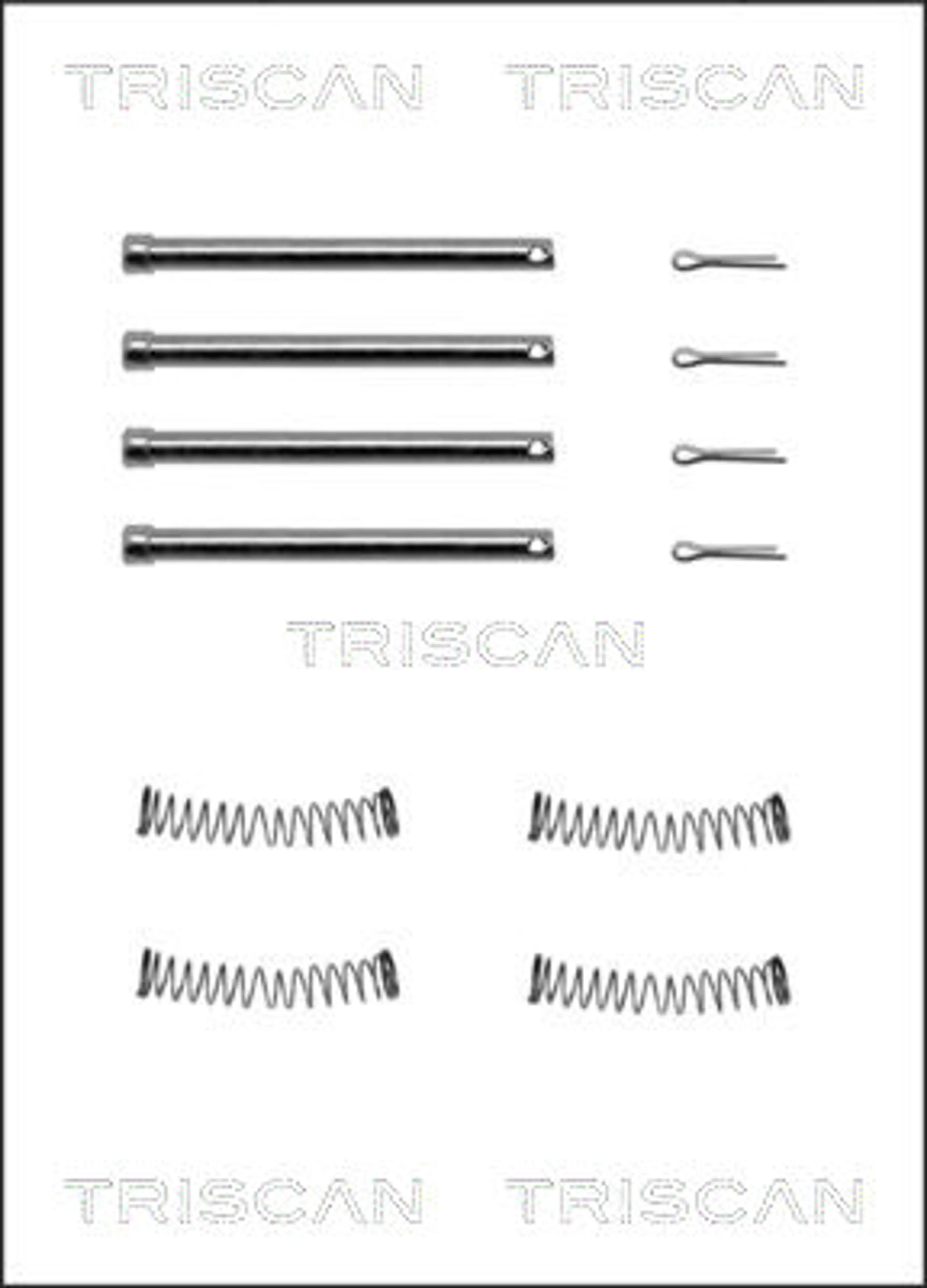 KIT DE ACCESORIOS, PASTILLAS DE FRE