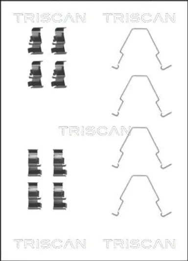 KIT DE ACCESORIOS, PASTILLAS DE FRE