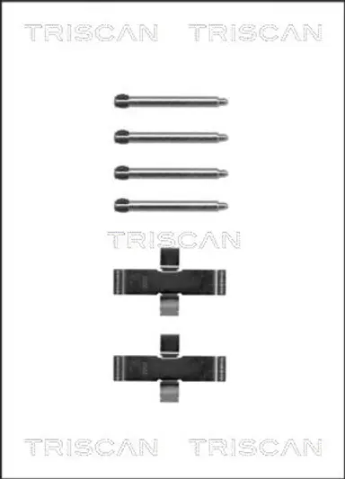 KIT DE ACCESORIOS, PASTILLAS DE FRE