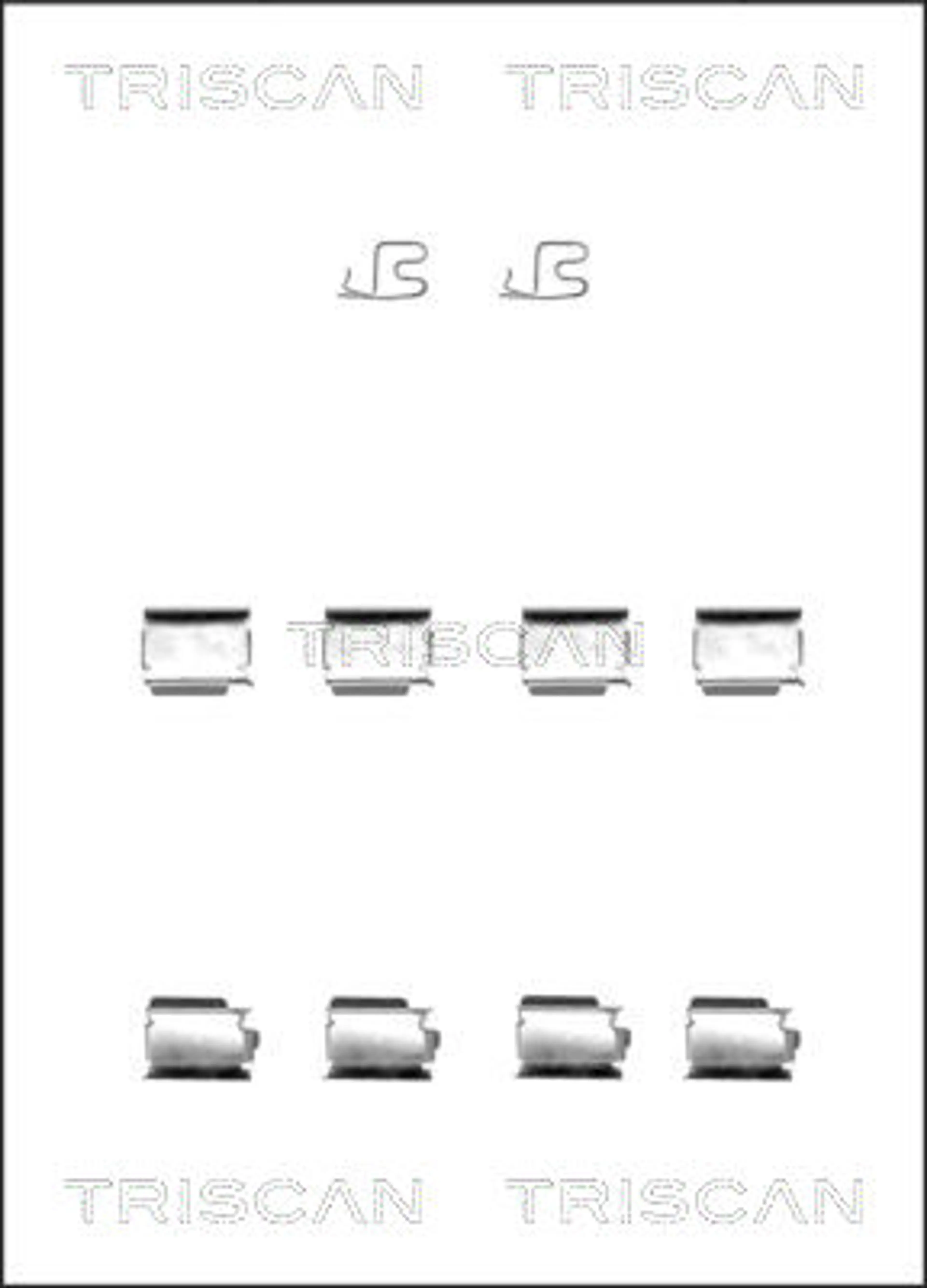 KIT DE ACCESORIOS, PASTILLAS DE FRE