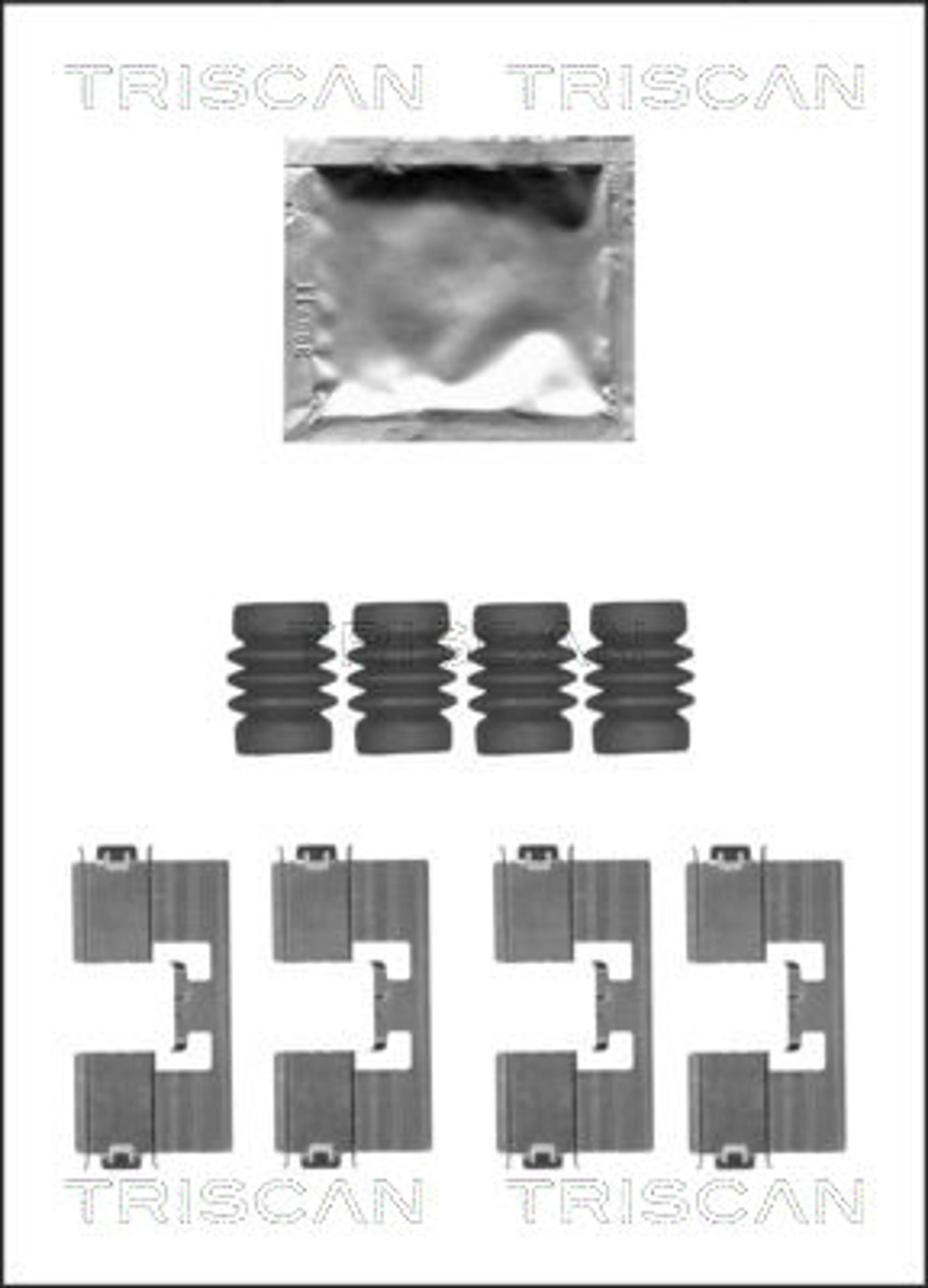 KIT DE ACCESORIOS, PASTILLAS DE FRE