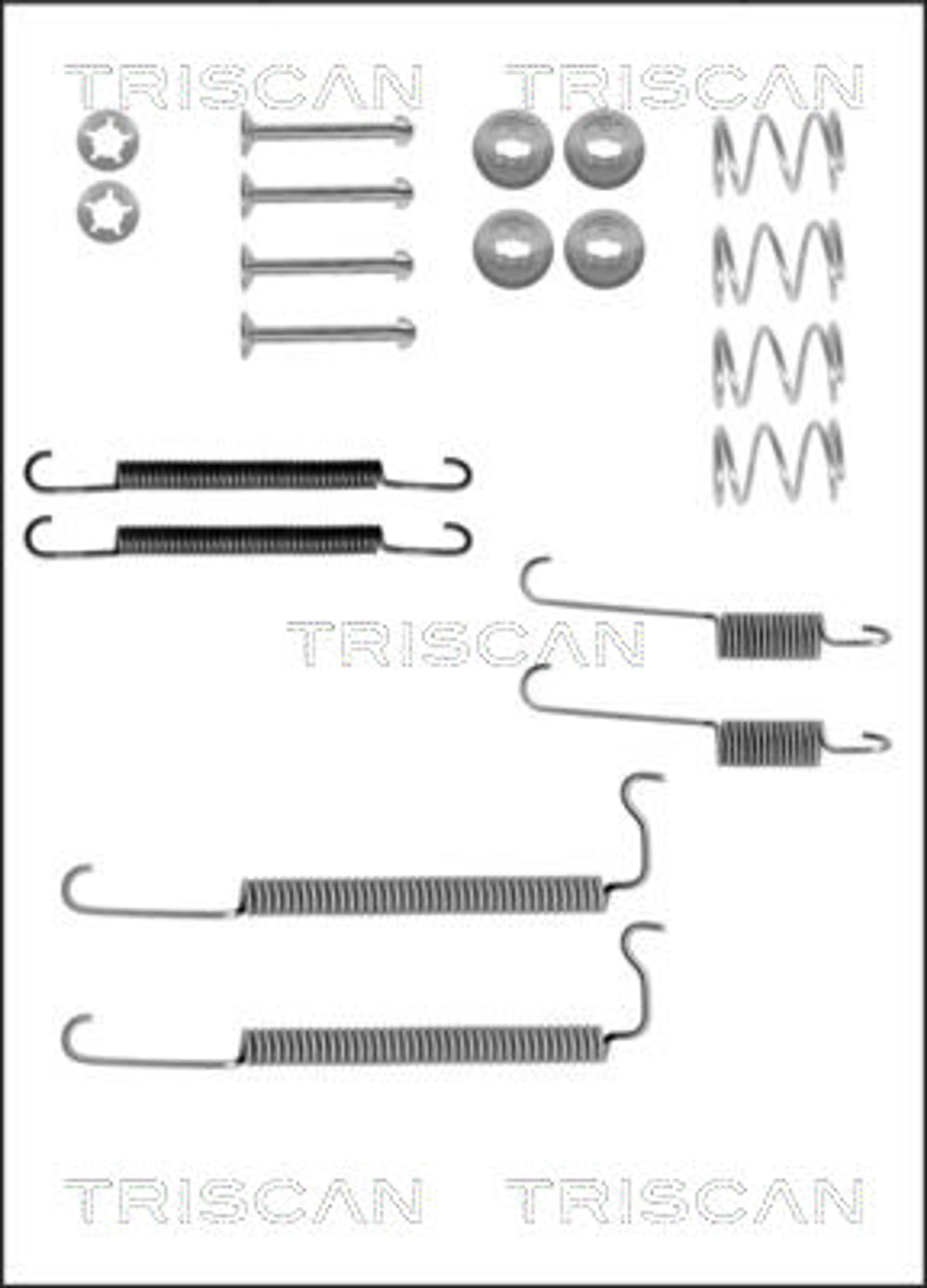JUEGO DE ACCESORIOS, ZAPATAS DE FRE
