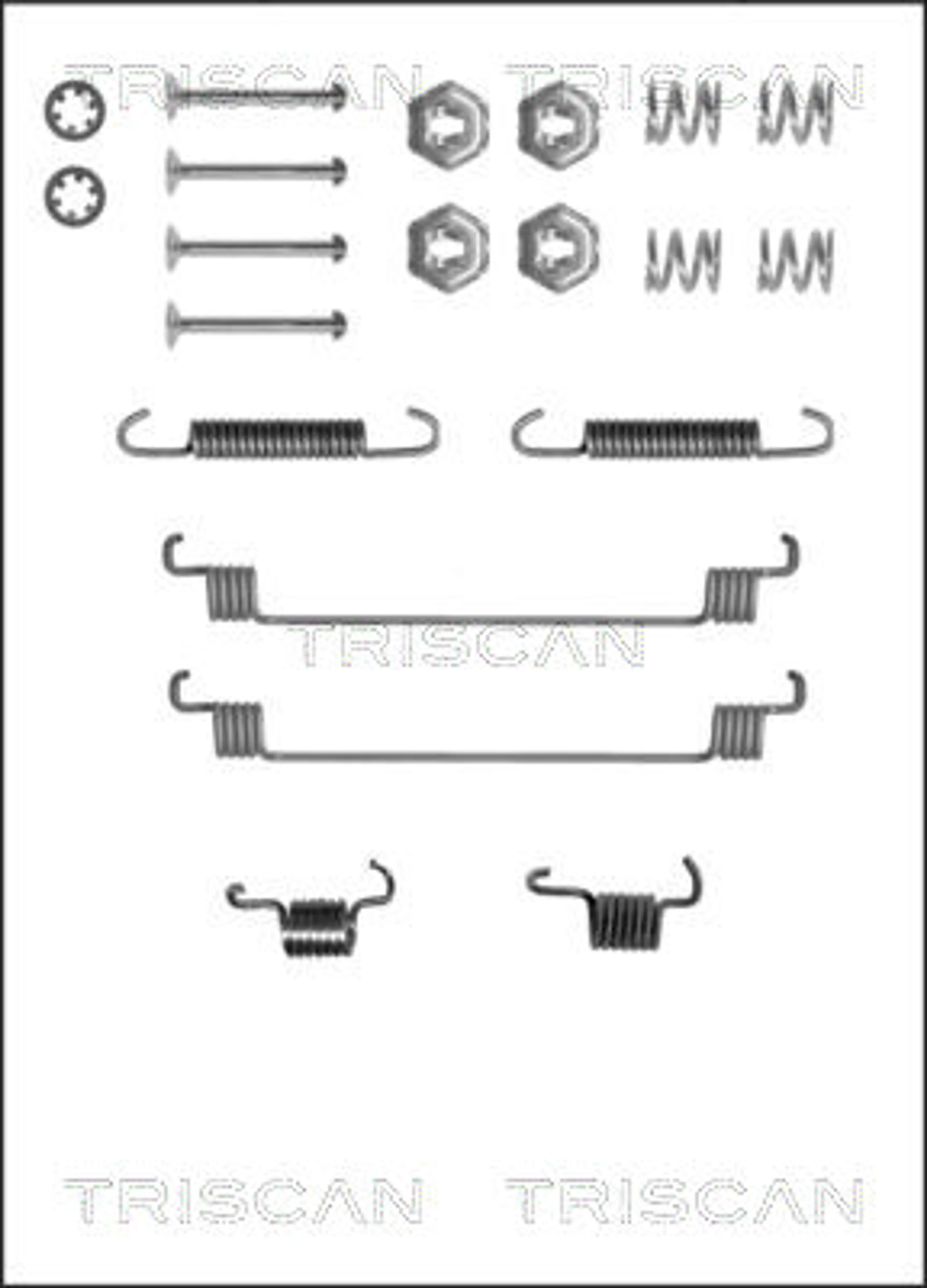 JUEGO DE ACCESORIOS, ZAPATAS DE FRE
