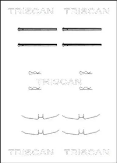 KIT DE ACCESORIOS, PASTILLAS DE FRE