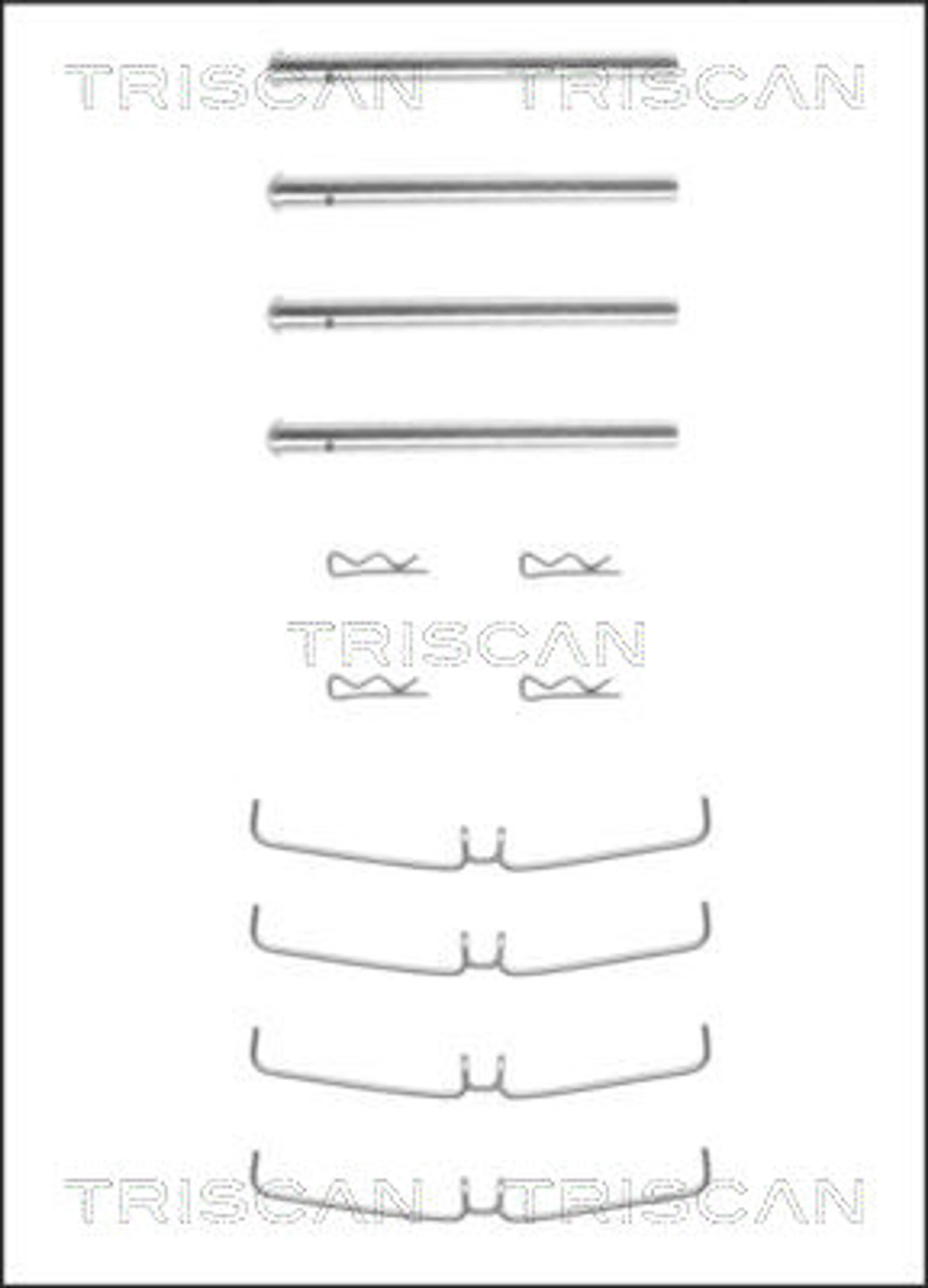 KIT DE ACCESORIOS, PASTILLAS DE FRE