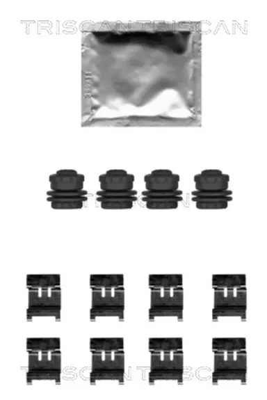 KIT DE ACCESORIOS, PASTILLAS DE FRE