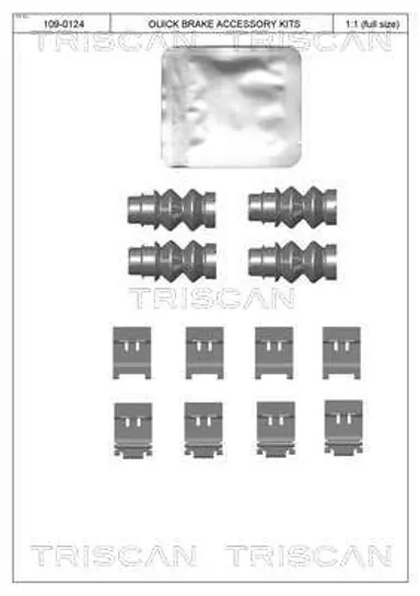 KIT DE ACCESORIOS, PASTILLAS DE FRE