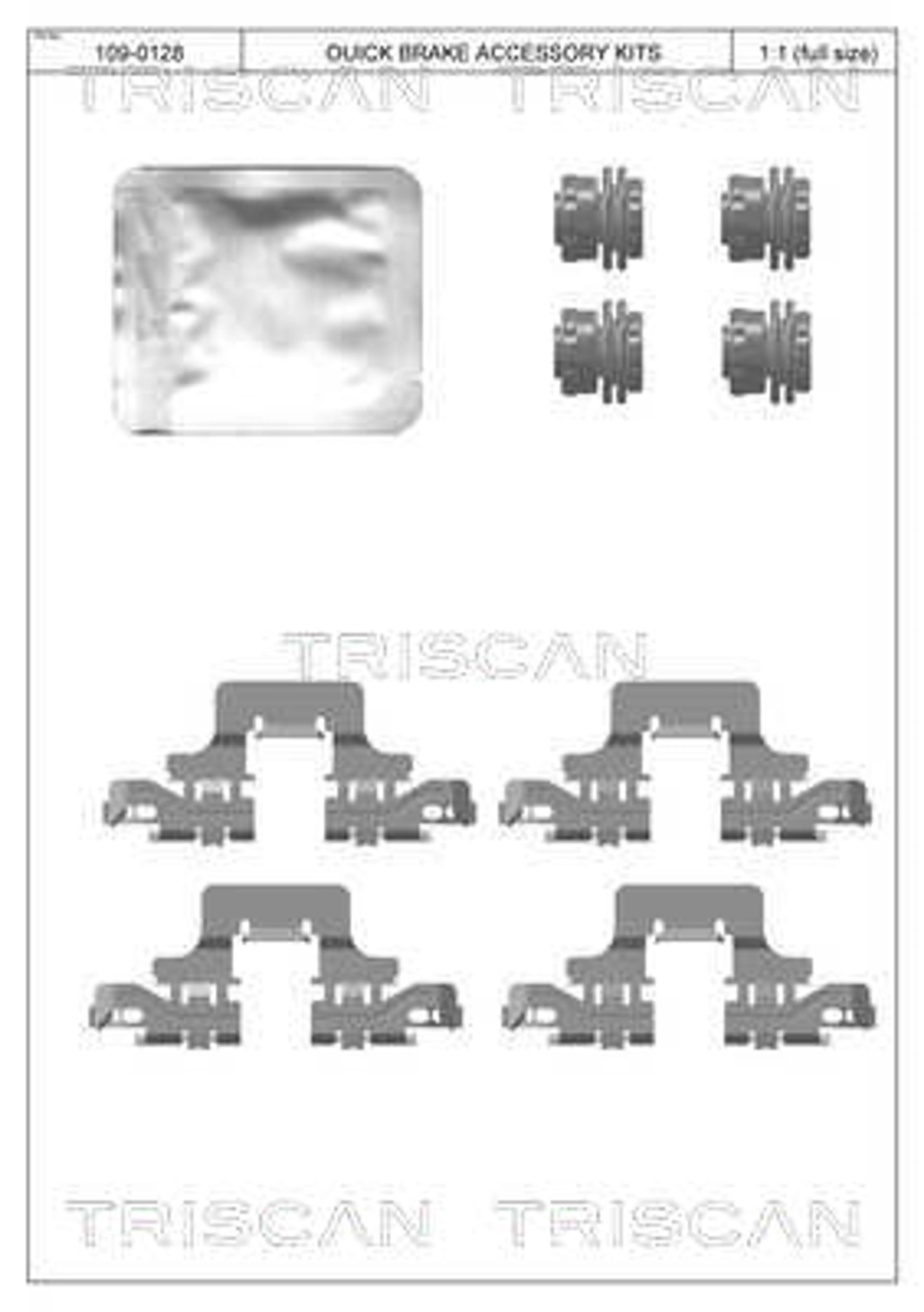 KIT DE ACCESORIOS, PASTILLAS DE FRE