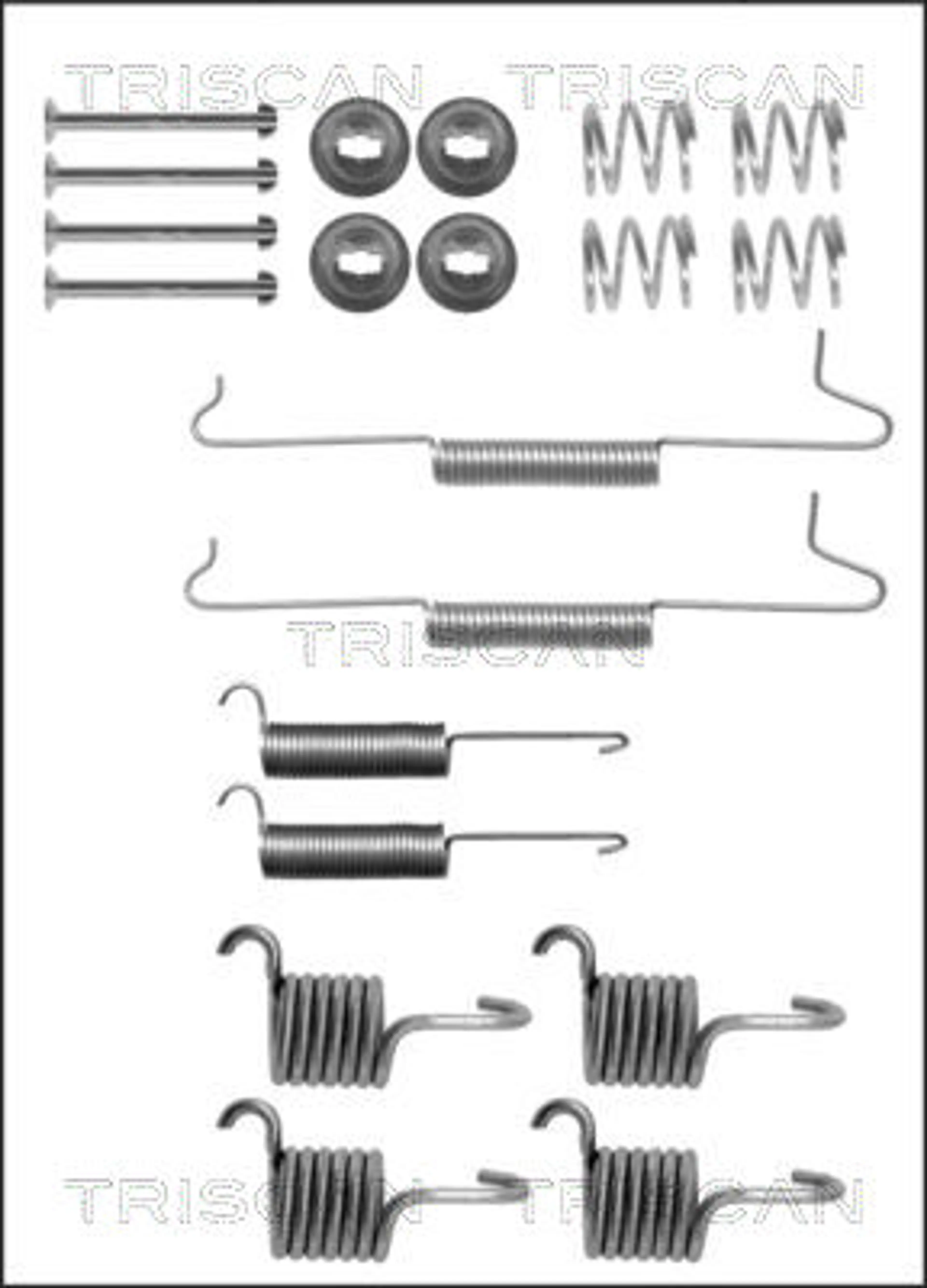 JUEGO DE ACCESORIOS, ZAPATAS DE FRE