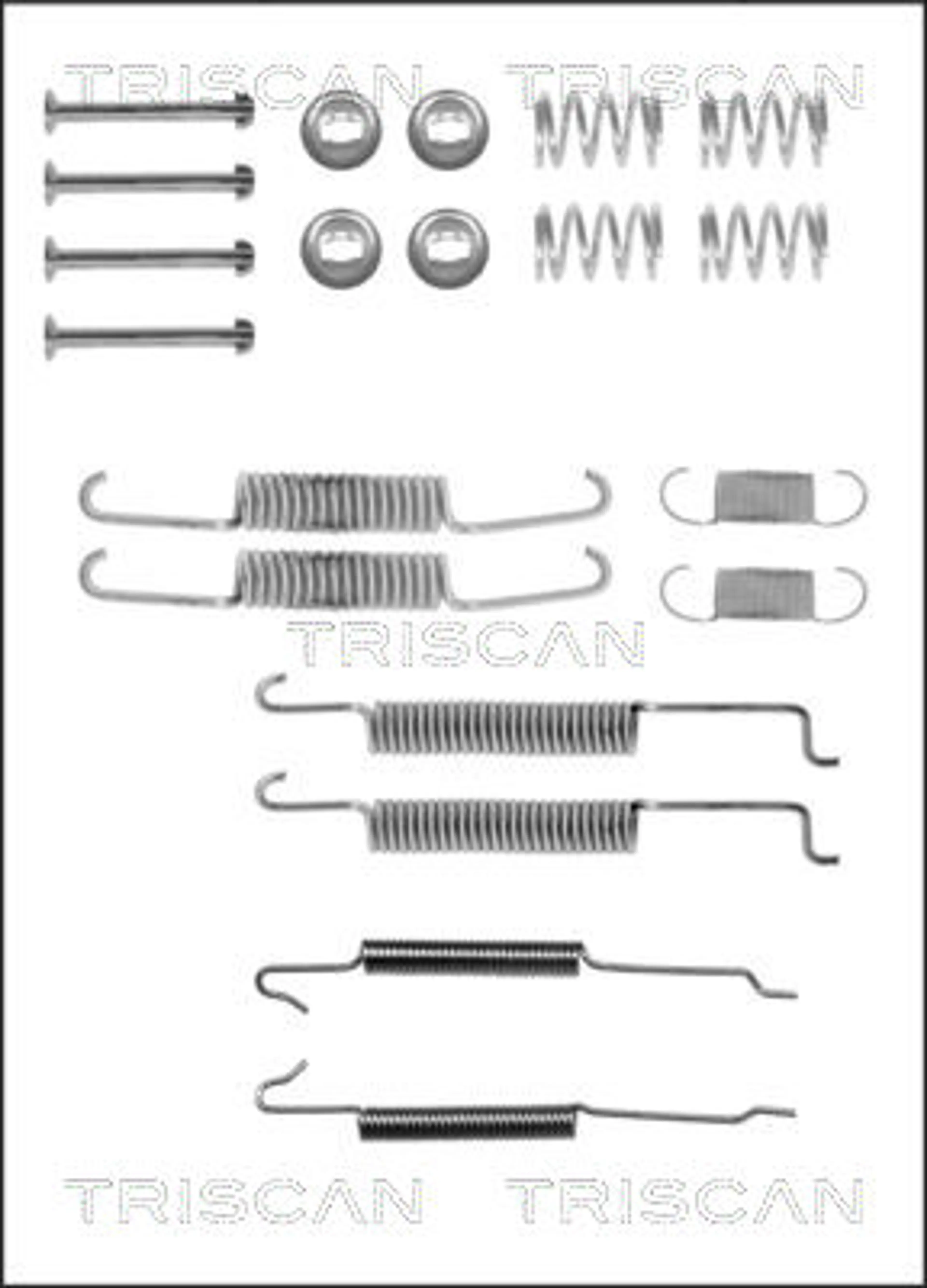 JUEGO DE ACCESORIOS, ZAPATAS DE FRE