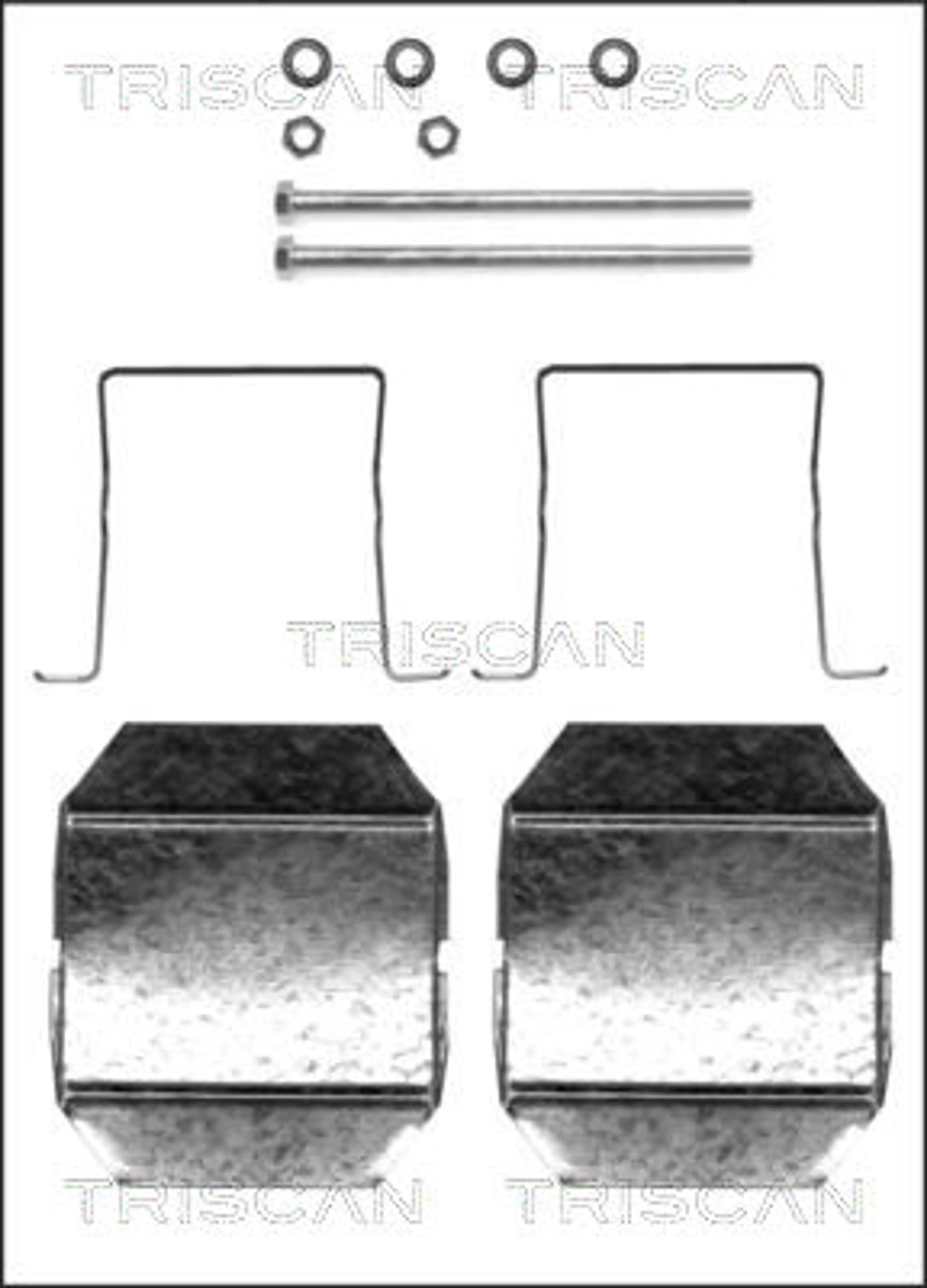 KIT DE ACCESORIOS, PASTILLAS DE FRE