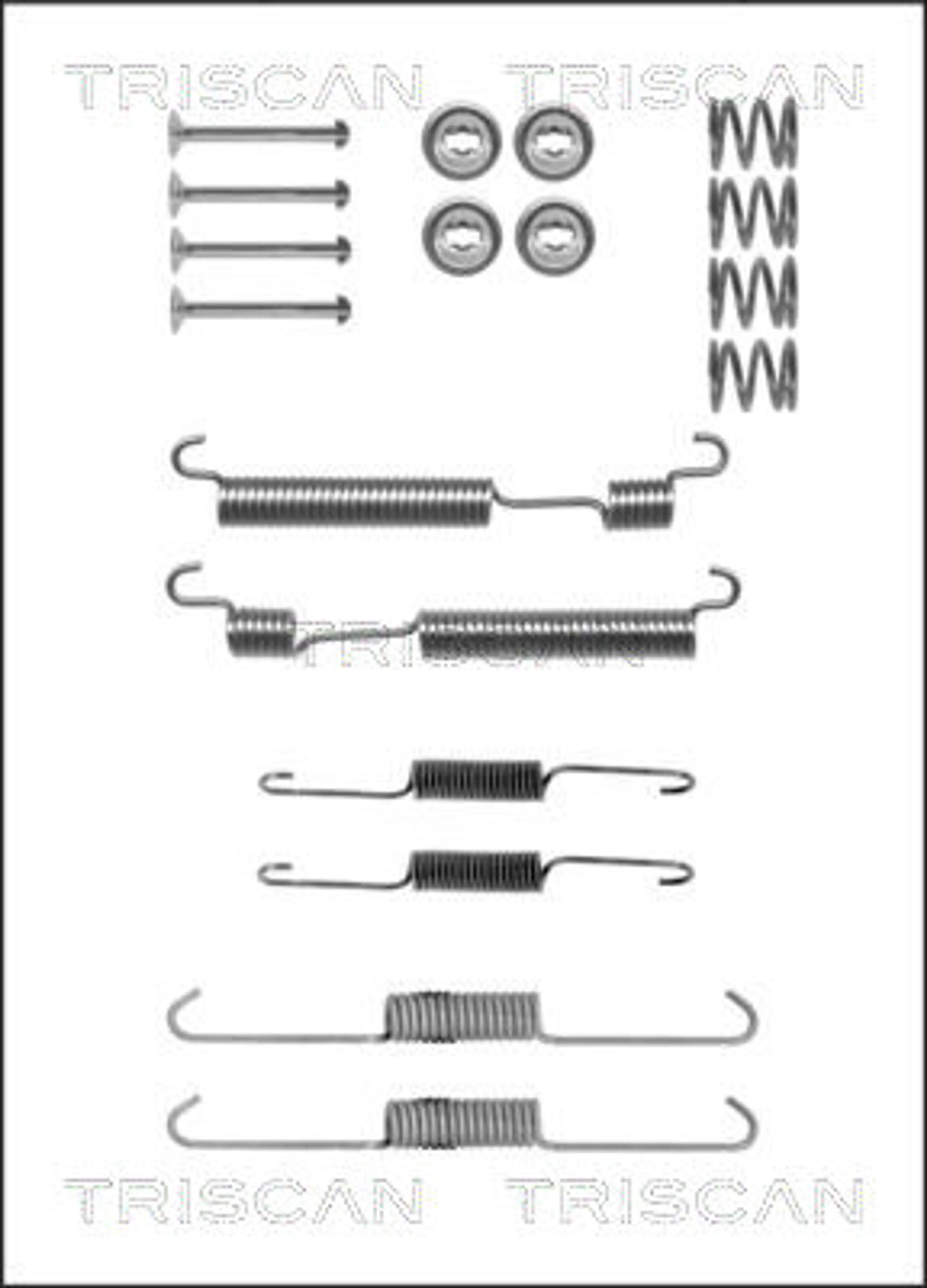 JUEGO DE ACCESORIOS, ZAPATAS DE FRE