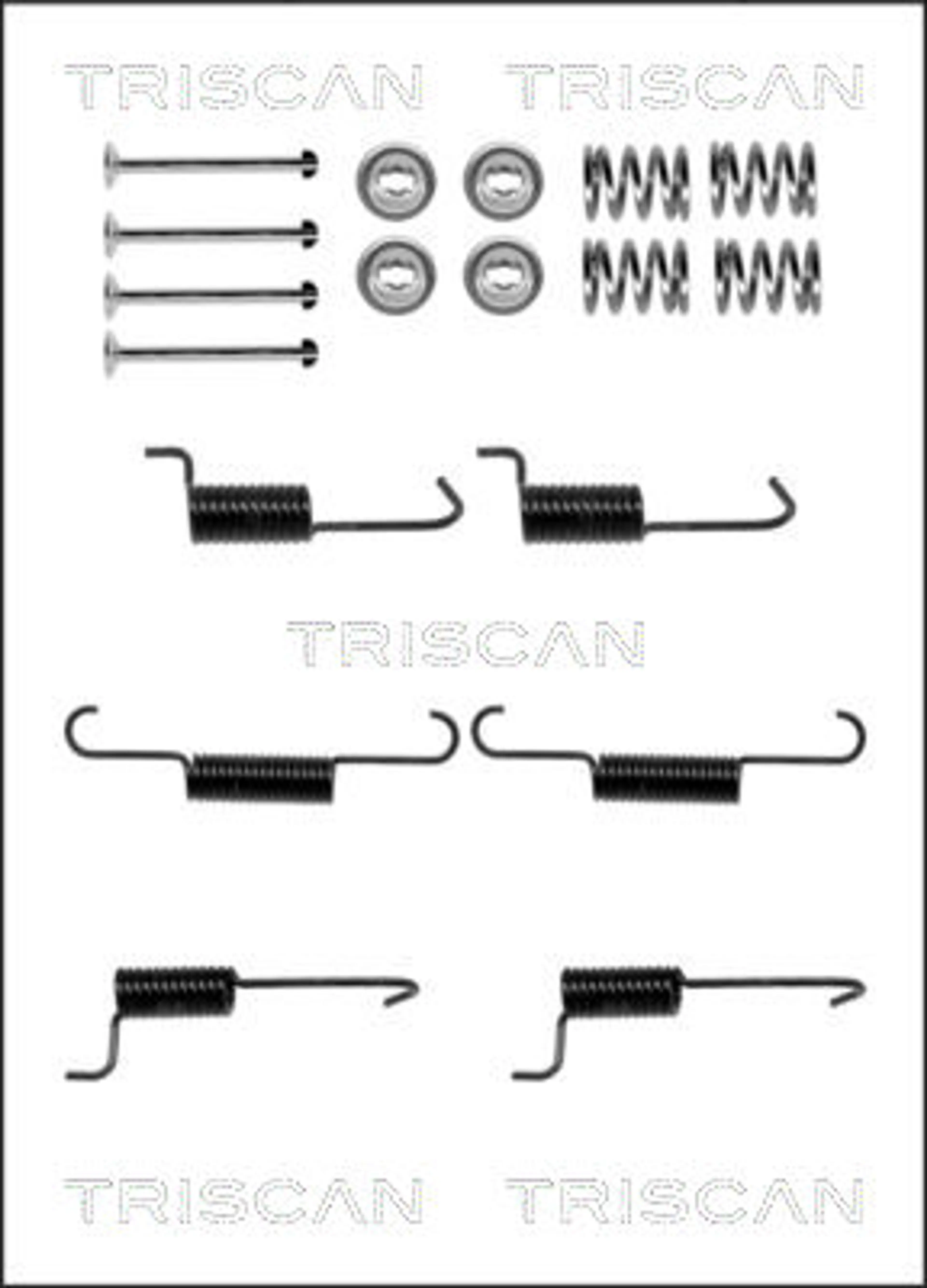 JUEGO DE ACCESORIOS, ZAPATAS DE FRE