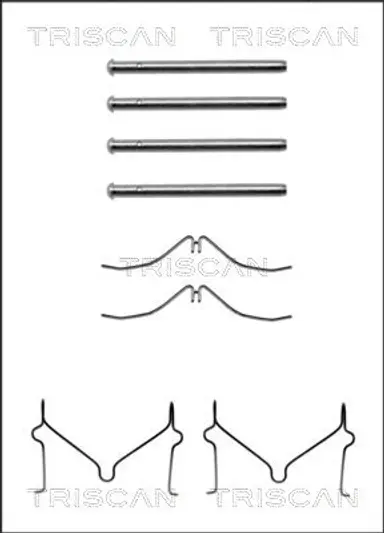 KIT DE ACCESORIOS, PASTILLAS DE FRE