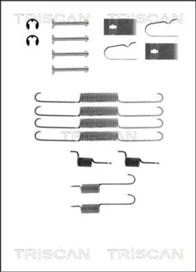 JUEGO DE ACCESORIOS, ZAPATAS DE FRE