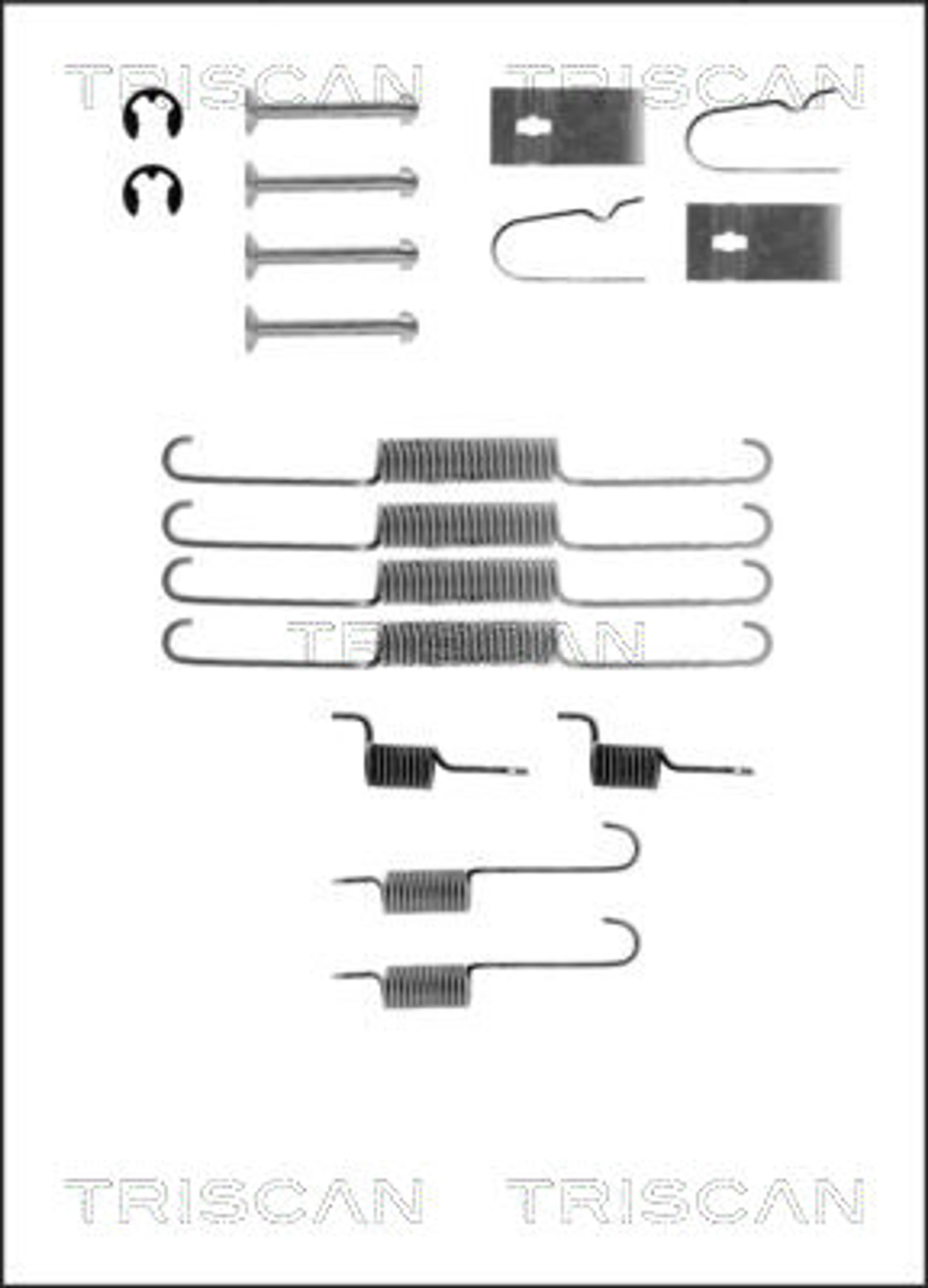 JUEGO DE ACCESORIOS, ZAPATAS DE FRE