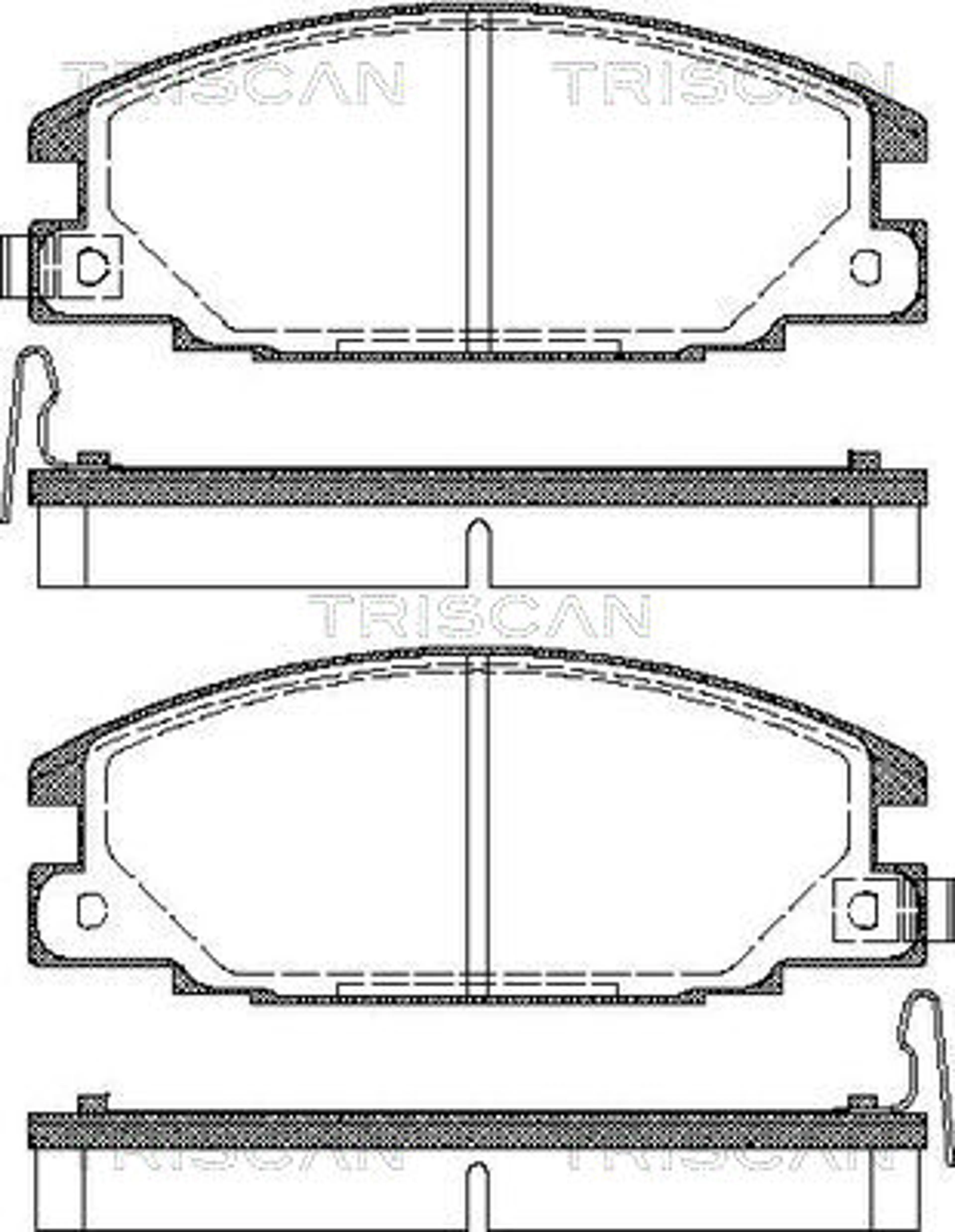 JUEGO DE PASTILLAS DE FRENO