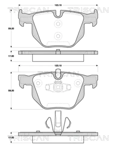 JUEGO DE PASTILLAS DE FRENO
